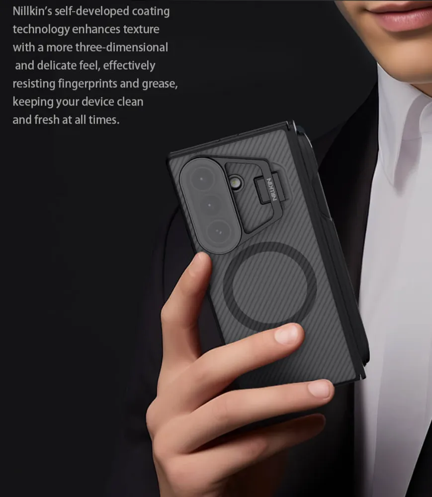 Maska Nillkin CamShield Prop Magnetic za Samsung F966B Galaxy Z Fold 7 crna (with pen)