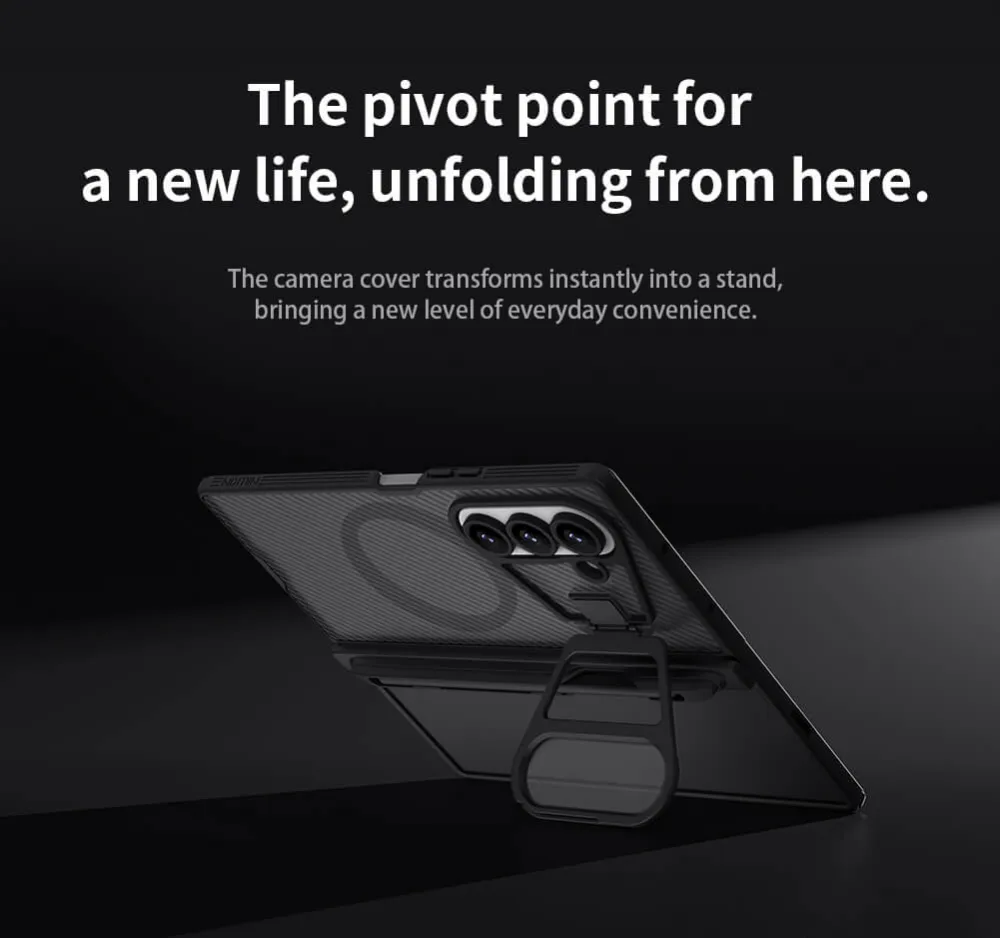 Maska Nillkin CamShield Prop Magnetic za Samsung F966B Galaxy Z Fold 7 crna (with pen)