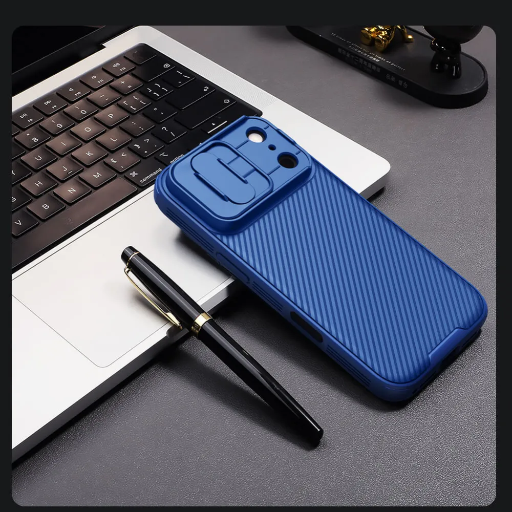 Maska Nillkin CamShield Pro za iPhone 17 Pro/18 Pro 6.3 plava