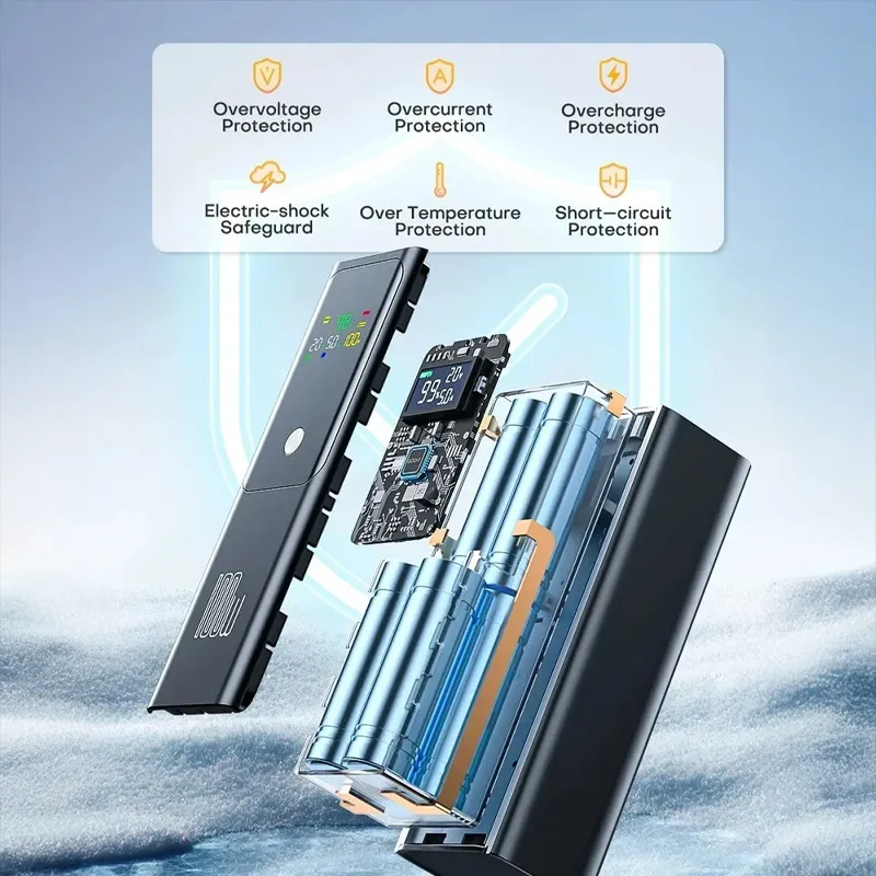 Power bank prenosiva baterija Oxpower PD100W 20000mAh crna