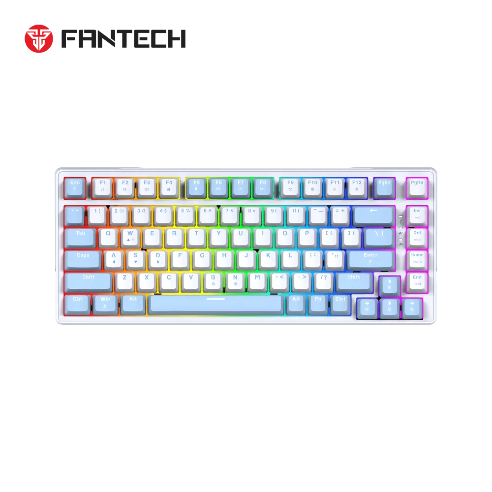 Tastatura Mehanicka Gaming Fantech MK612 Atom x83 AME bela (rosie switch)