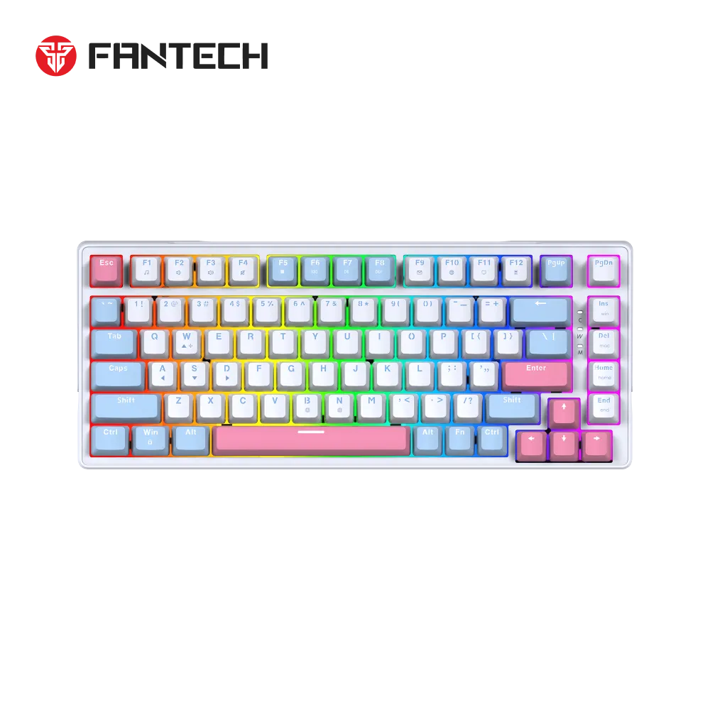 Tastatura Mehanicka Gaming Fantech MK612 Atom x83 AME bela (rosie switch)