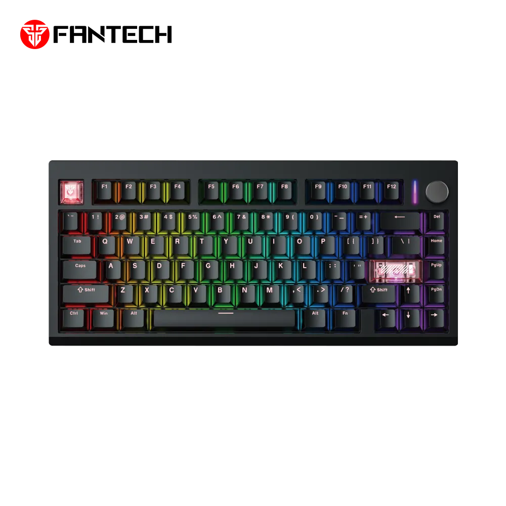 Tastatura Mehanicka Gaming Fantech MK921 Maxfit 8 Wireless black brown switch