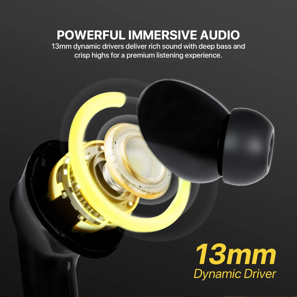 Bluetooth slusalice Fantech FT20 Groove ANC crne