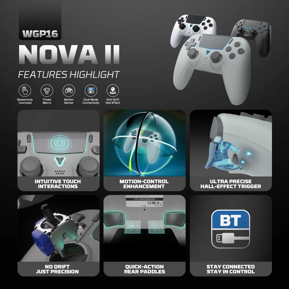 Joypad wireless Fantech WGP16 Nova II crni
