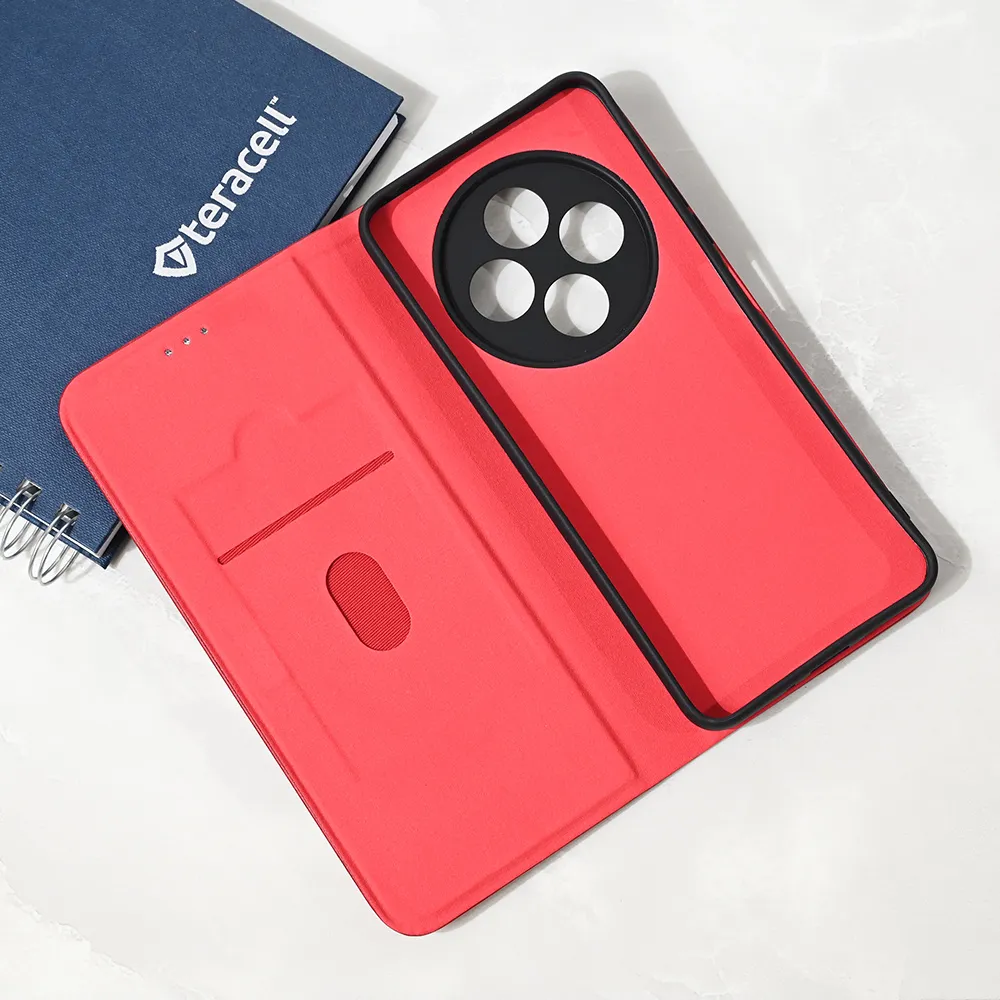 Maska Teracell Elegant Flip za Xiaomi Redmi 14C/Redmi A4 crvena
