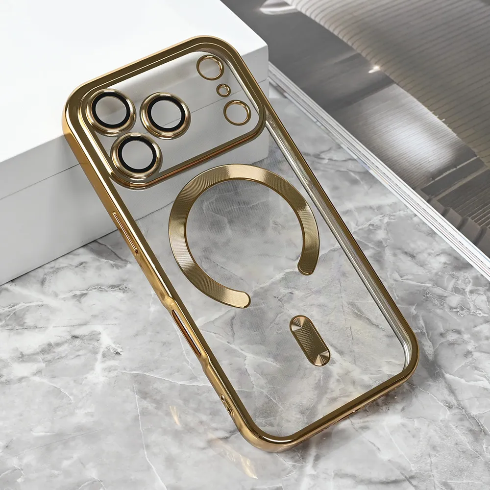 Maska Magsafe Lux za iPhone 17 Pro 6.3 zlatna