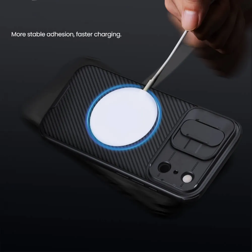 Maska Nillkin CamShield Pro Magnetic za iPhone 17 Pro 6.3 crna