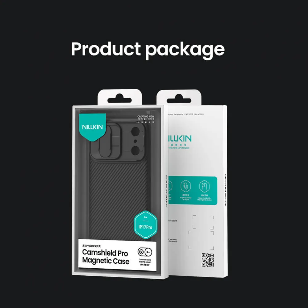Maska Nillkin CamShield Pro Magnetic za iPhone 17 Pro 6.3 crna