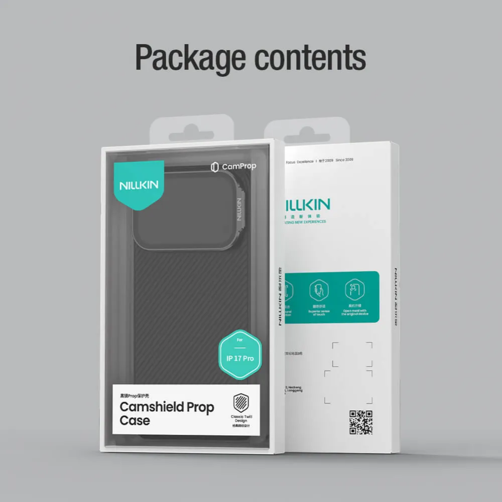 Maska Nillkin CamShield Prop za iPhone 17 Pro/18 Pro 6.3 crna