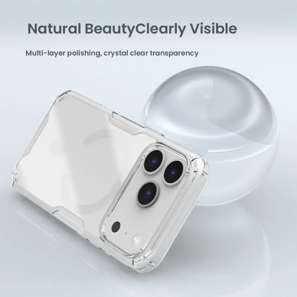Maska Nillkin Nature Pro Magnetic za iPhone 17 Pro 6.3 transparent