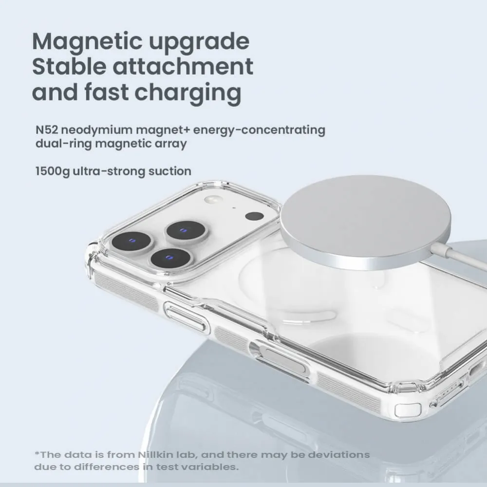 Maska Nillkin Nature Pro Magnetic za iPhone 17 Pro 6.3 transparent