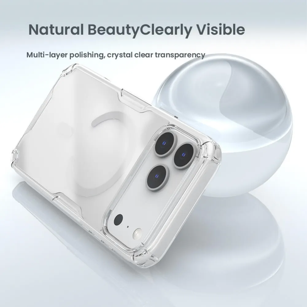 Maska Nillkin Nature Pro Magnetic za iPhone 17 Pro Max 6.9 transparent