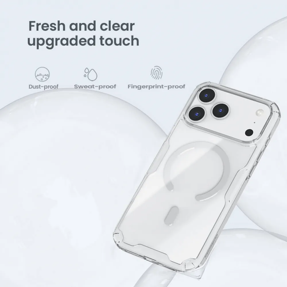 Maska Nillkin Nature Pro Magnetic za iPhone 17 Pro Max 6.9 transparent
