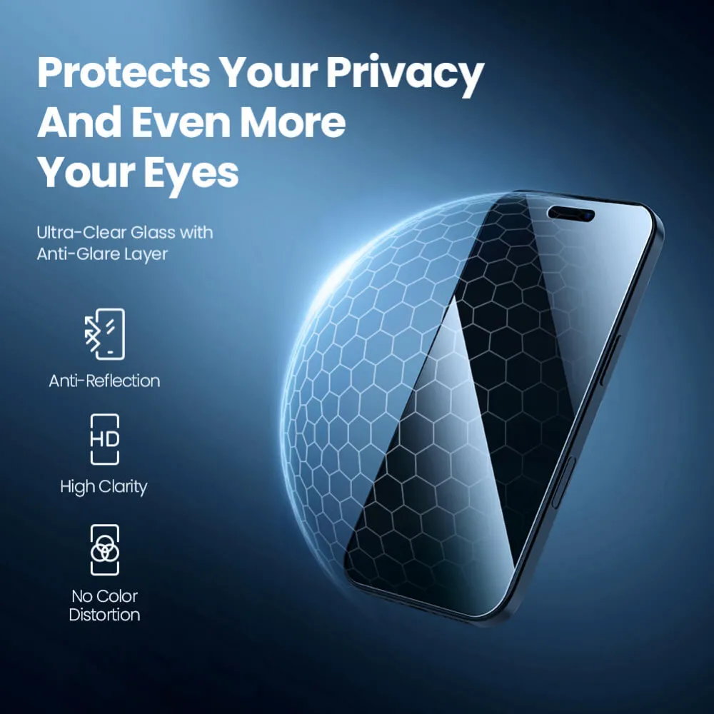 Zastitno staklo Zastitno staklo Nillkin Guardian Privacy za iPhone 17 Pro 6.3 (sa kalupom)