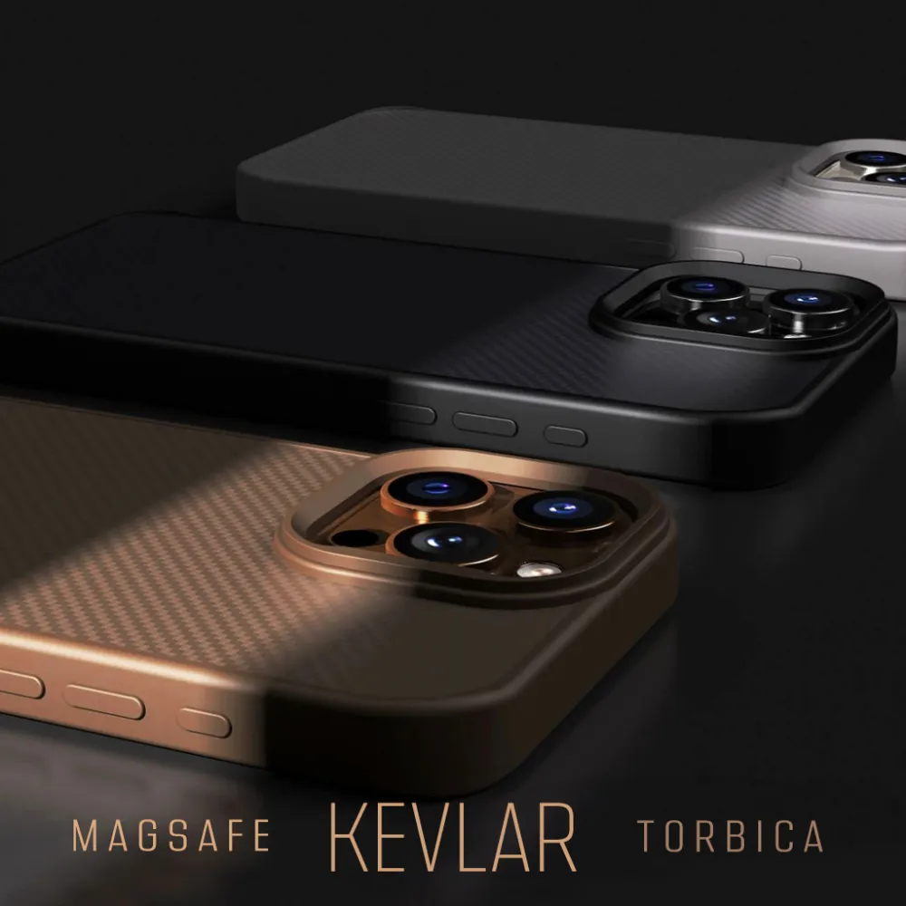 Maska Magsafe Kevlar za iPhone 17 6.3 braon