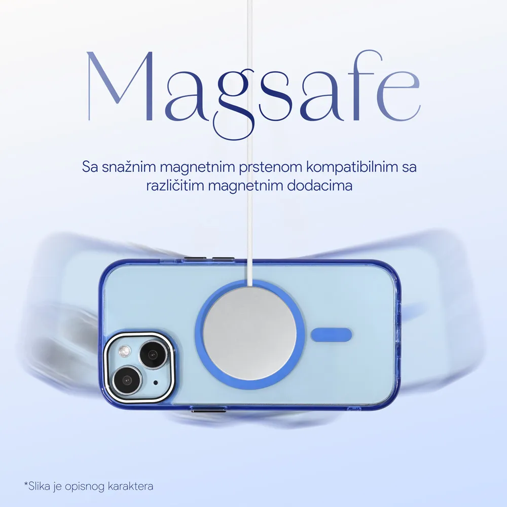 Maska Magsafe Color Pop za iPhone 17 Pro 6.3 plava