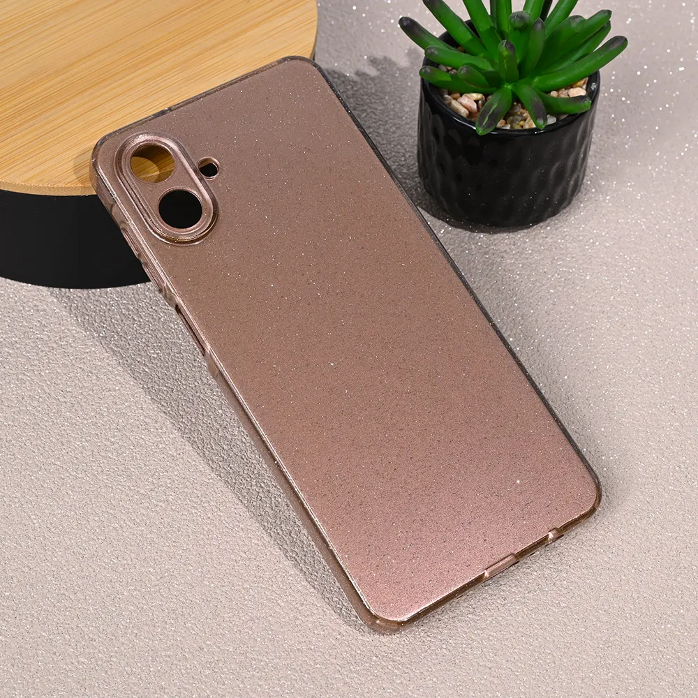Maska Sparkle Dust za Samsung A075F Galaxy A07 roze zlatna