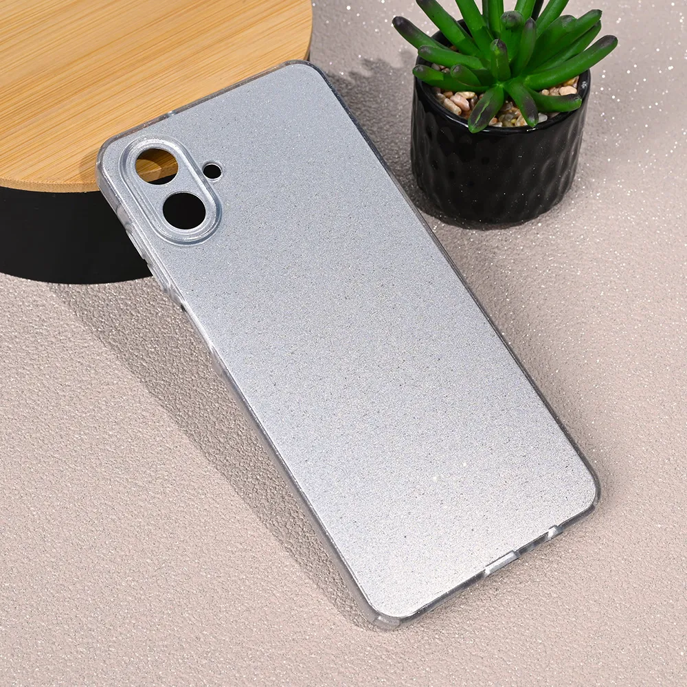 Maska Sparkle Dust za Samsung A075F Galaxy A07 srebrna