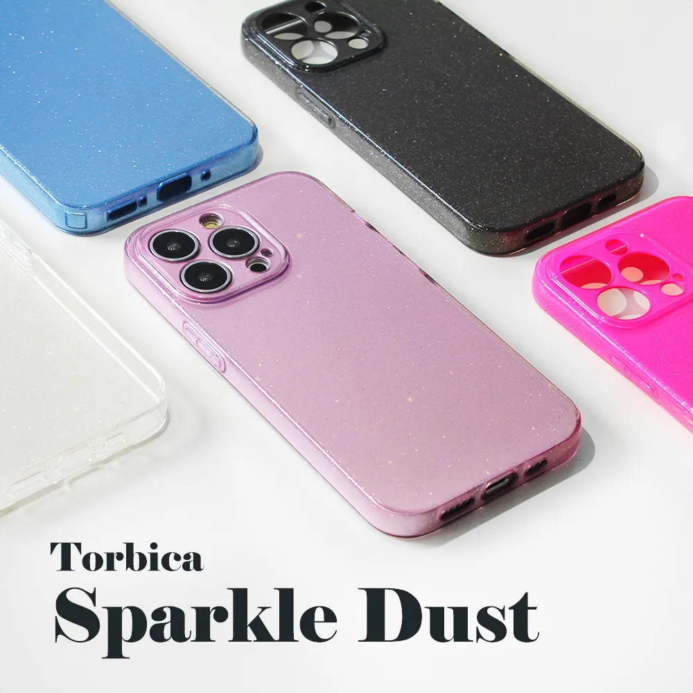 Maska Sparkle Dust za Samsung A175F Galaxy A17 svetlo plava