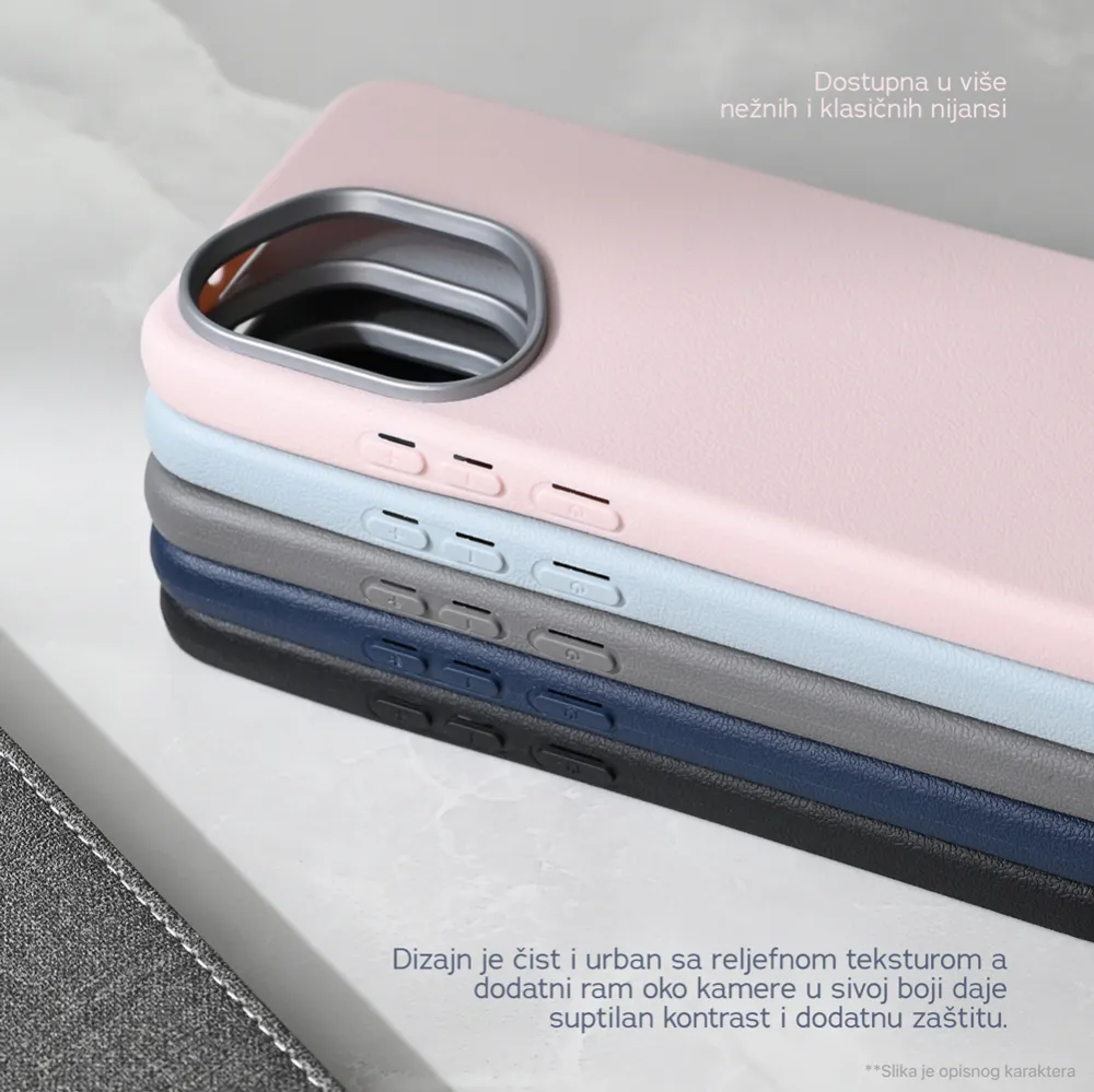 Maska Elegant za Xiaomi Redmi 15 4G 171mm crna