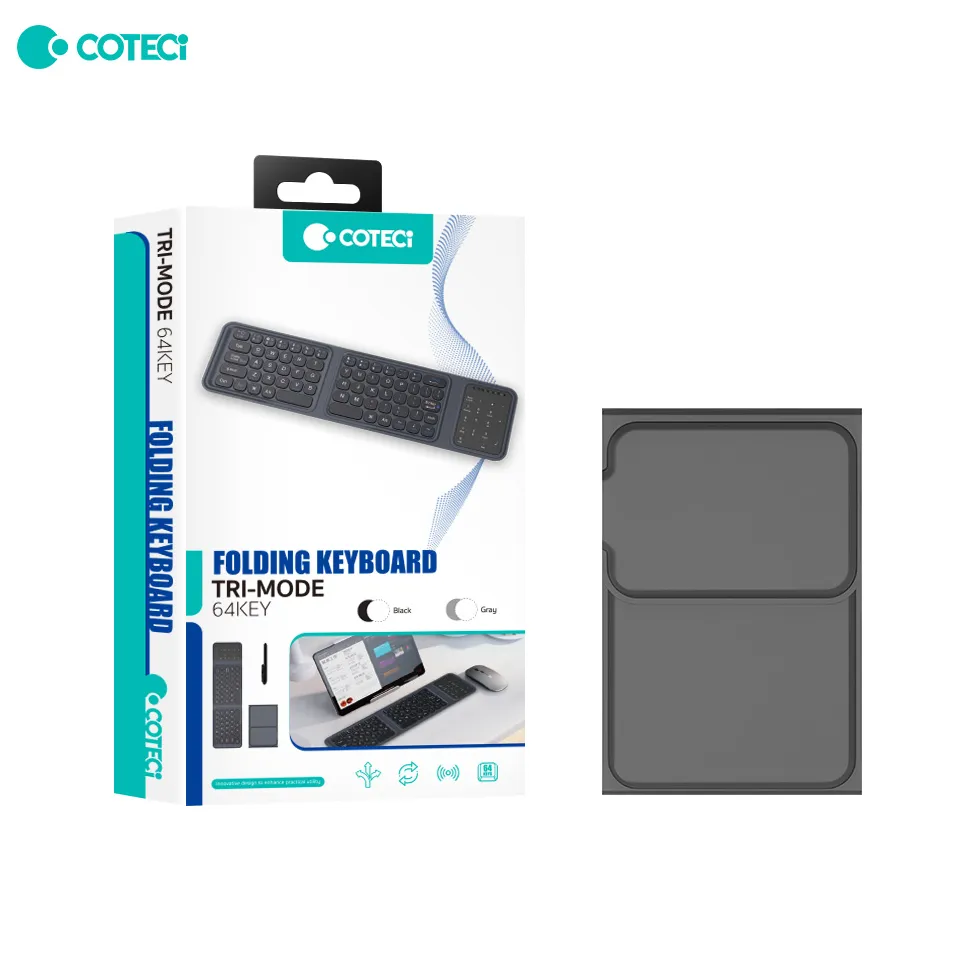 Tastatura Coteci 65 Fold crna