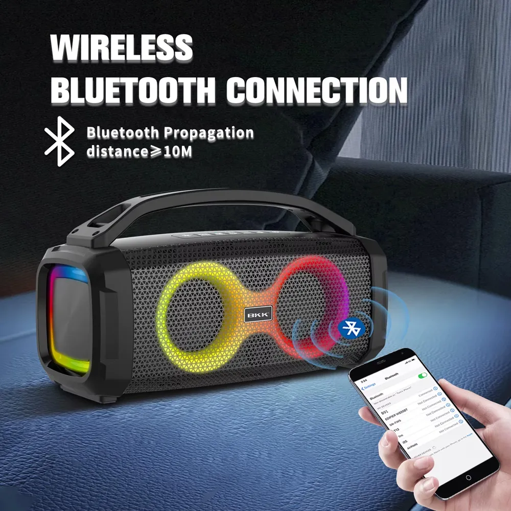 Bluetooth zvucnik BKK-B90 2x20W crni