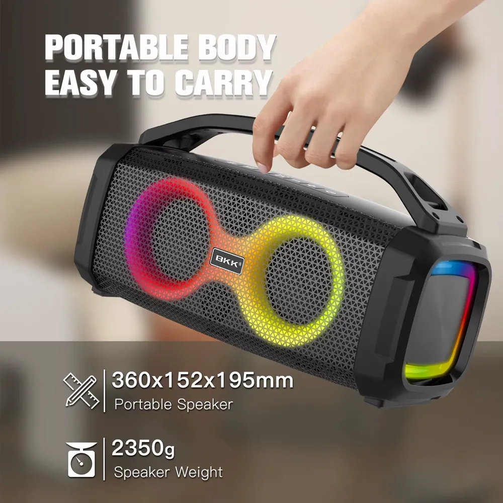 Bluetooth zvucnik BKK-B90 2x20W crni