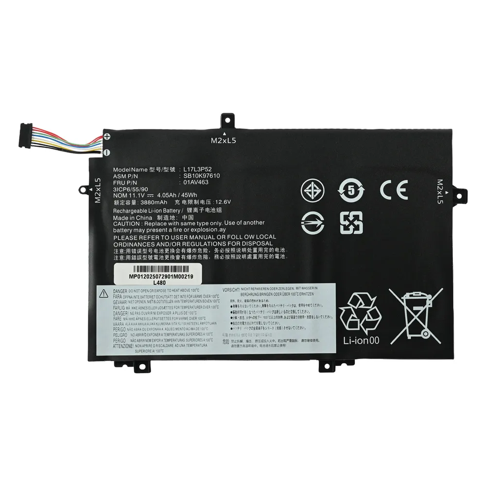 Baterija za laptop Lenovo L480 HQ2200 B