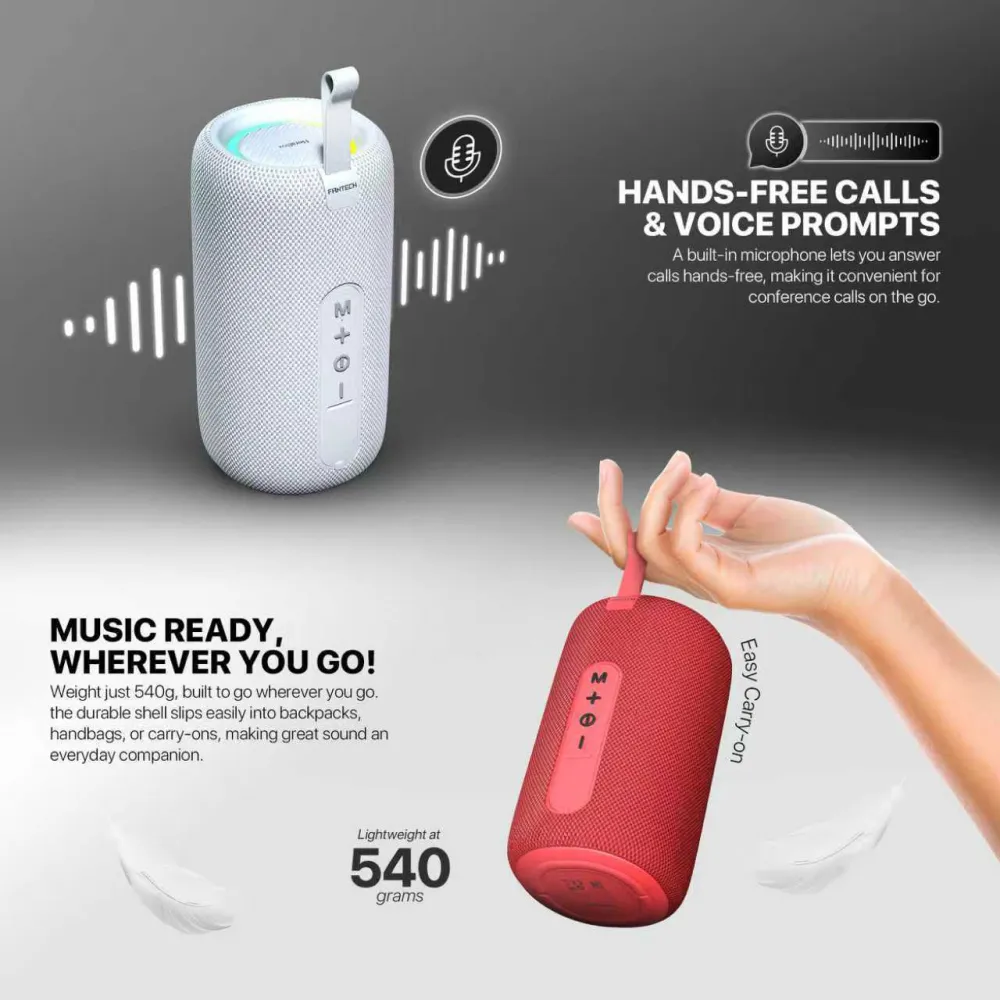 Bluetooth zvucnik Fantech BS158 NeraBox braon