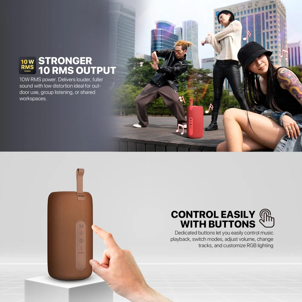 Bluetooth zvucnik Fantech BS158 NeraBox sivi
