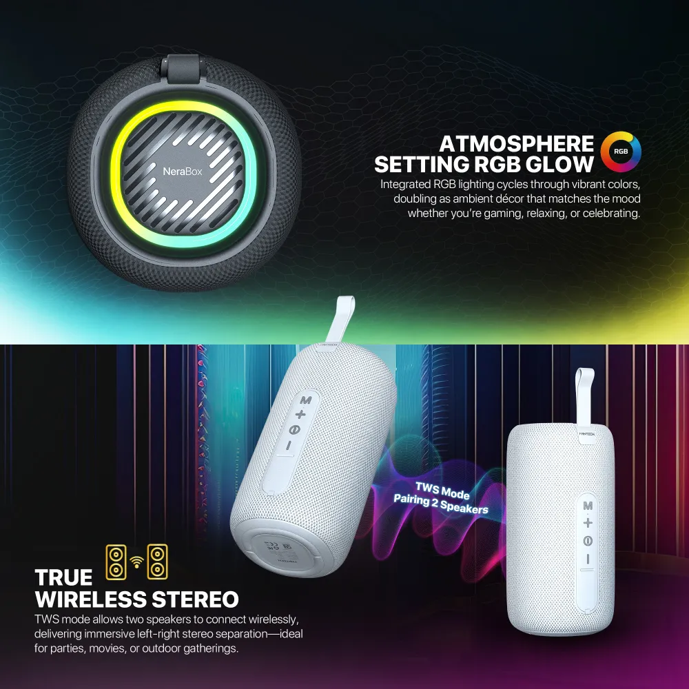 Bluetooth zvucnik Fantech BS158 NeraBox sivi