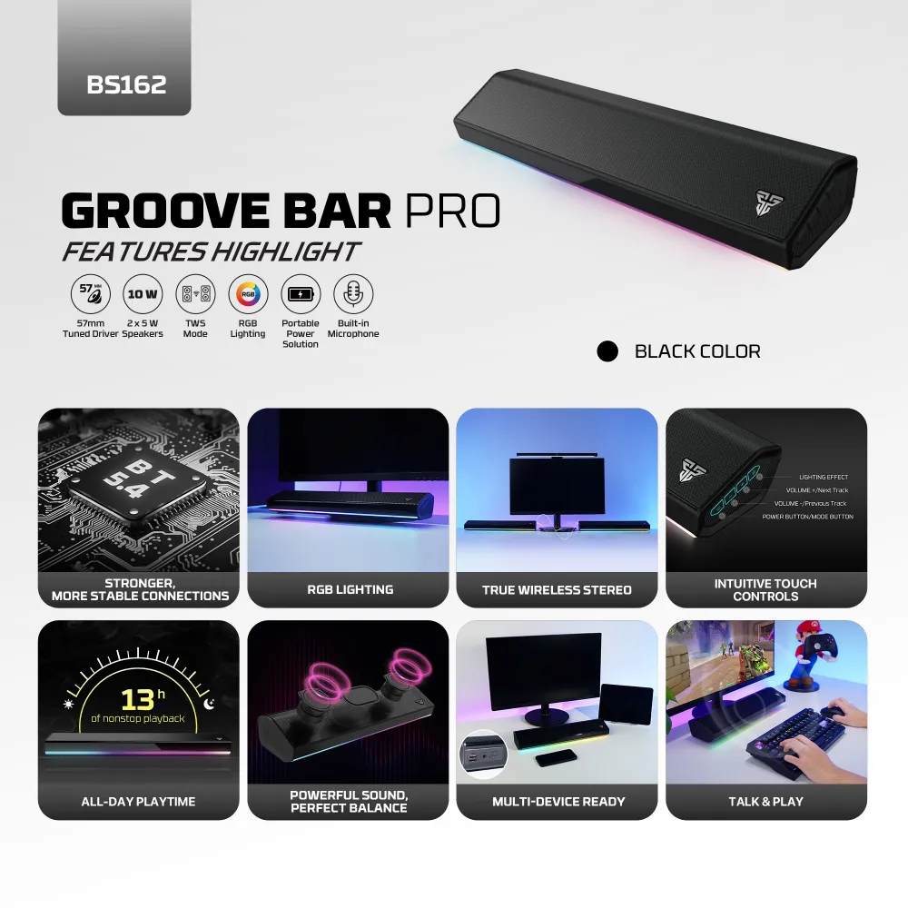 Bluetooth zvucnik Fantech GROOVE BAR PRO BS 162 crni