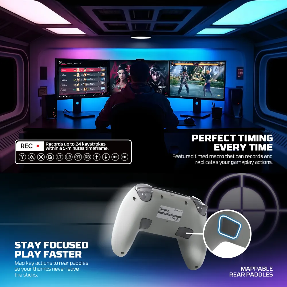 Joypad wireless charging dock Fantech ACGP05 WGP16, PS5 compatible beli