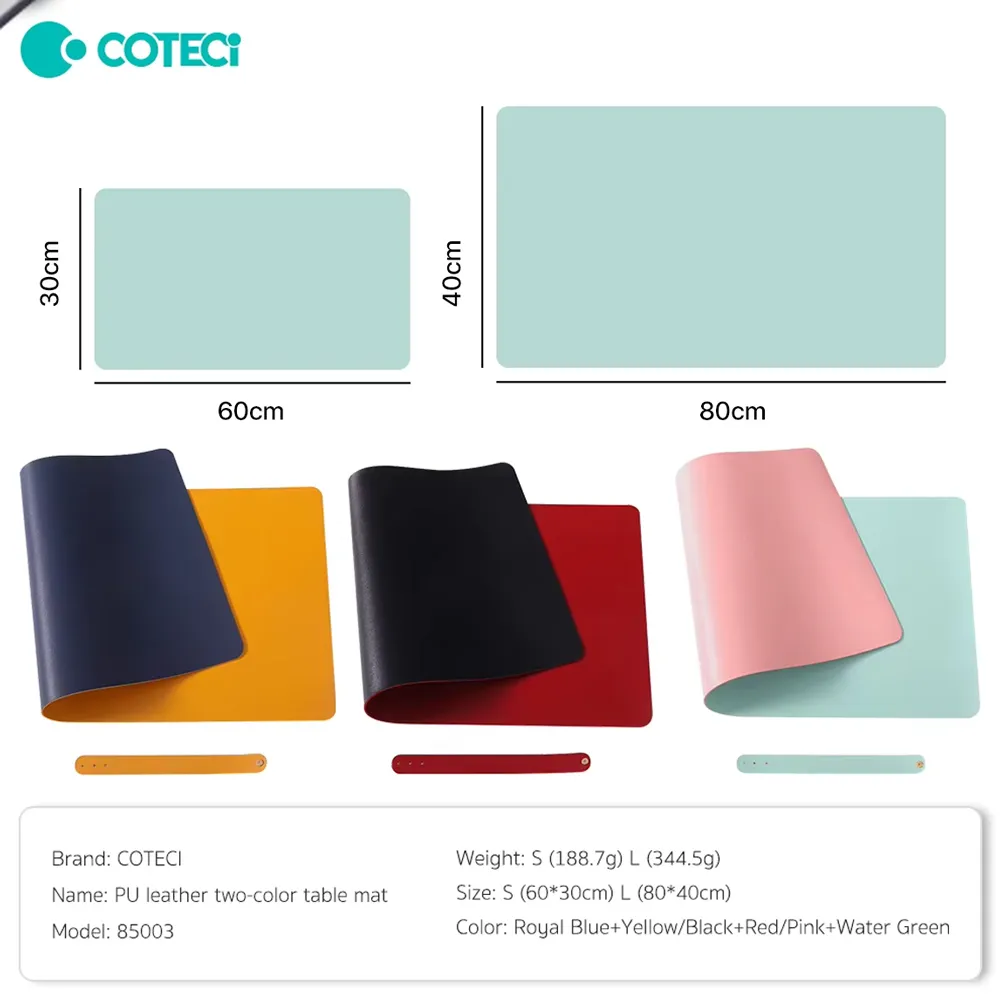 Podloga za mis Coteci S (30 x 60 cm) teget zuta