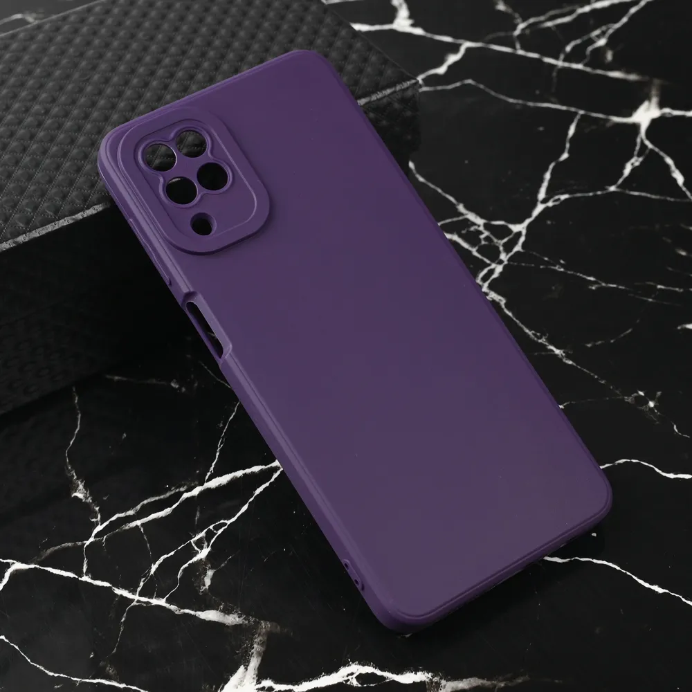 Maska Teracell Giulietta za Samsung A125F Galaxy A12 mat tamno ljubicasta
