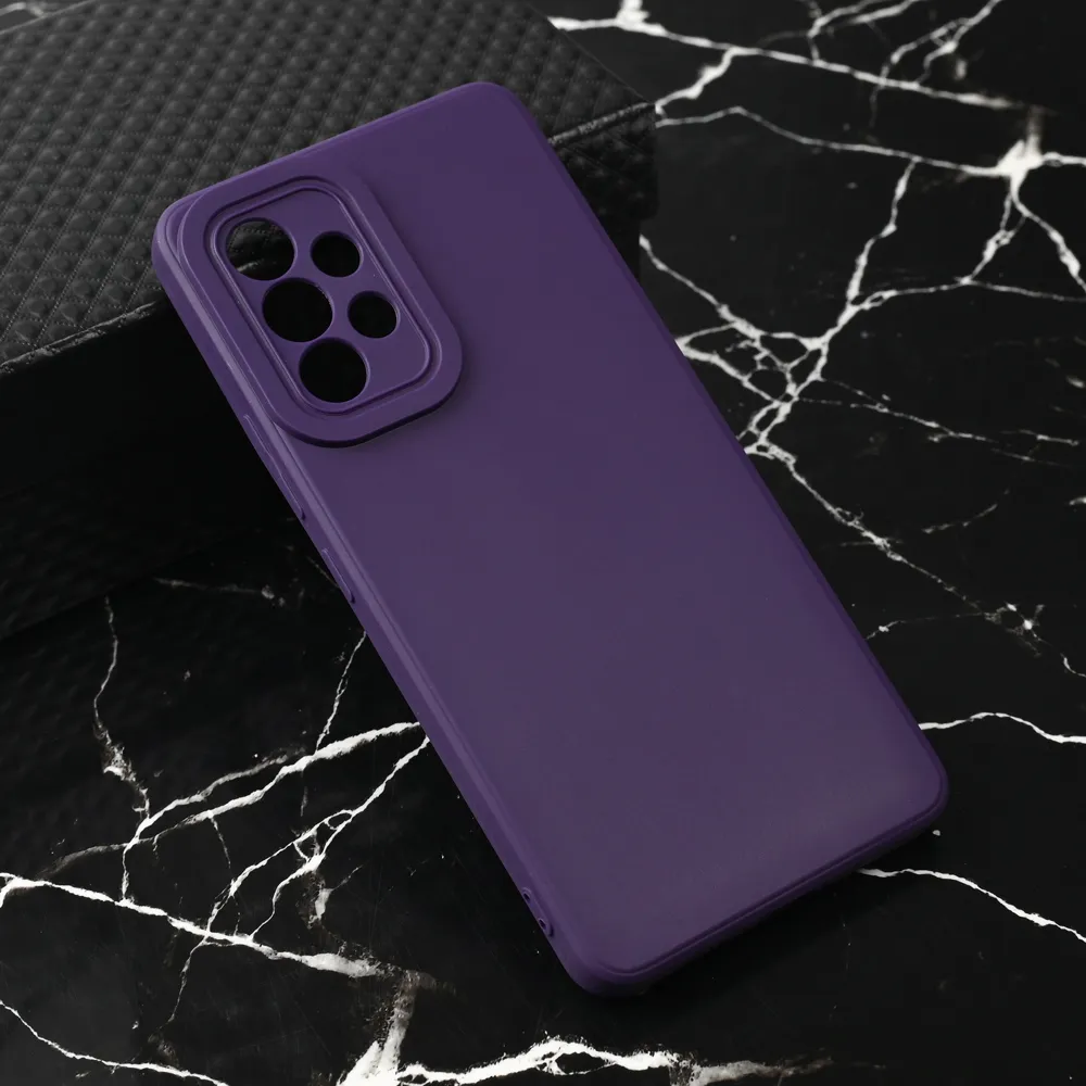 Maska Teracell Giulietta za Samsung A536B Galaxy A53 5G mat tamno ljubicasta