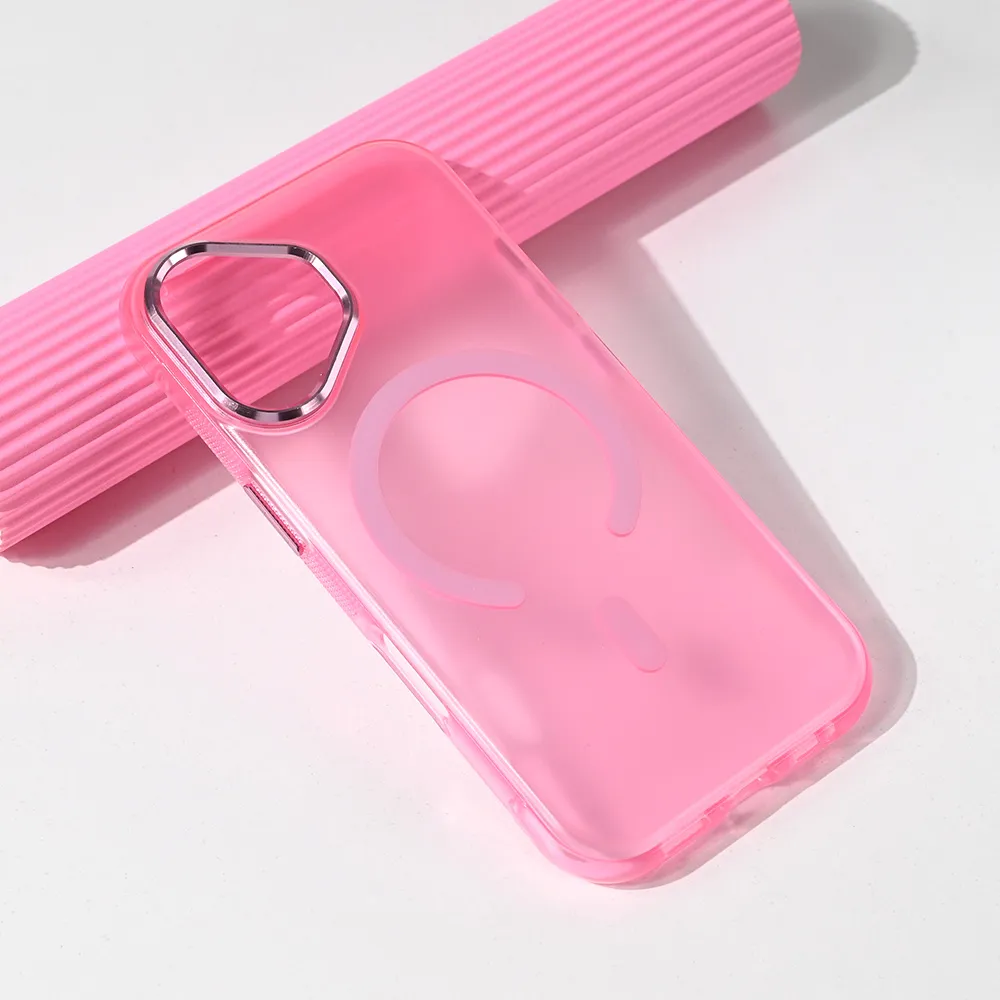 Maska Magsafe Glow za iPhone 17 6.3 roze