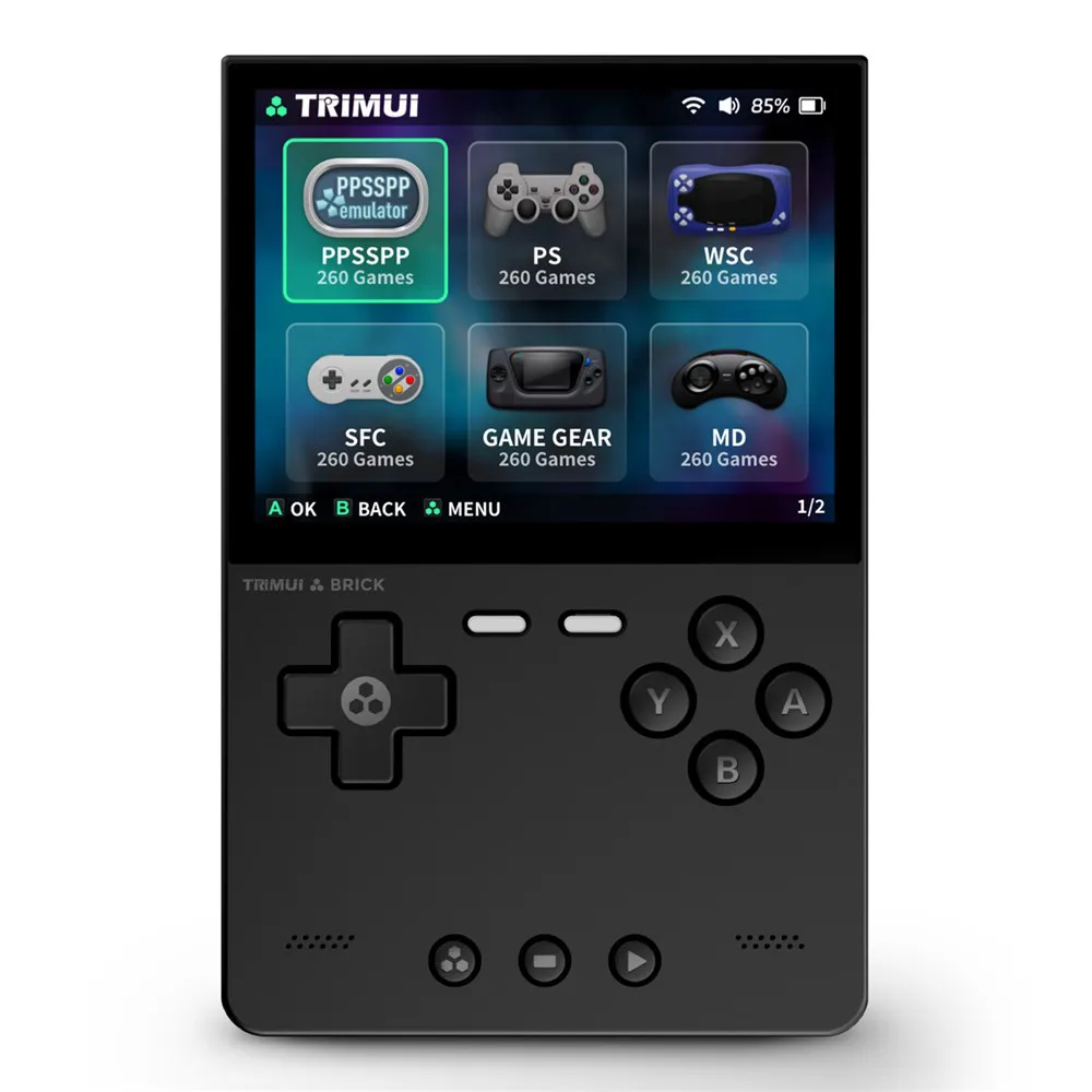 Konzola za igranje TrimUI Brick 64GB crna