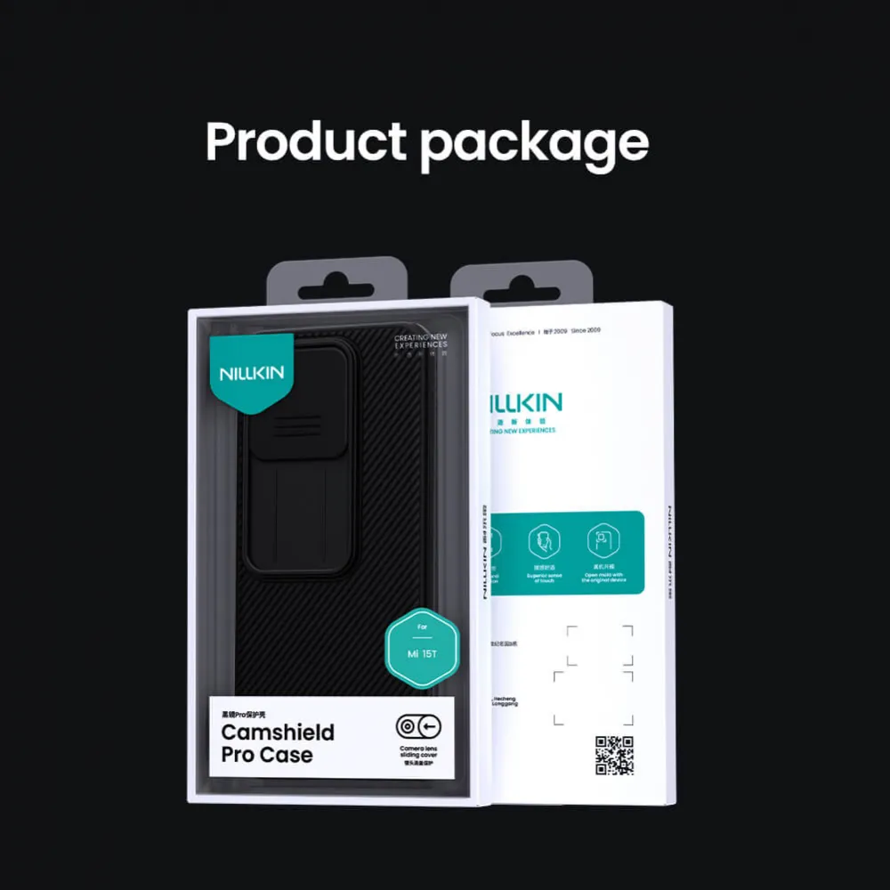 Maska Nillkin CamShield Pro za Xiaomi 15T crna