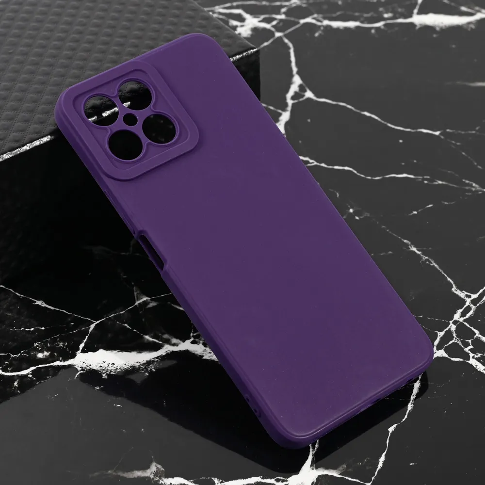 Maska Teracell Giulietta za Huawei Honor X8 mat tamno ljubicasta