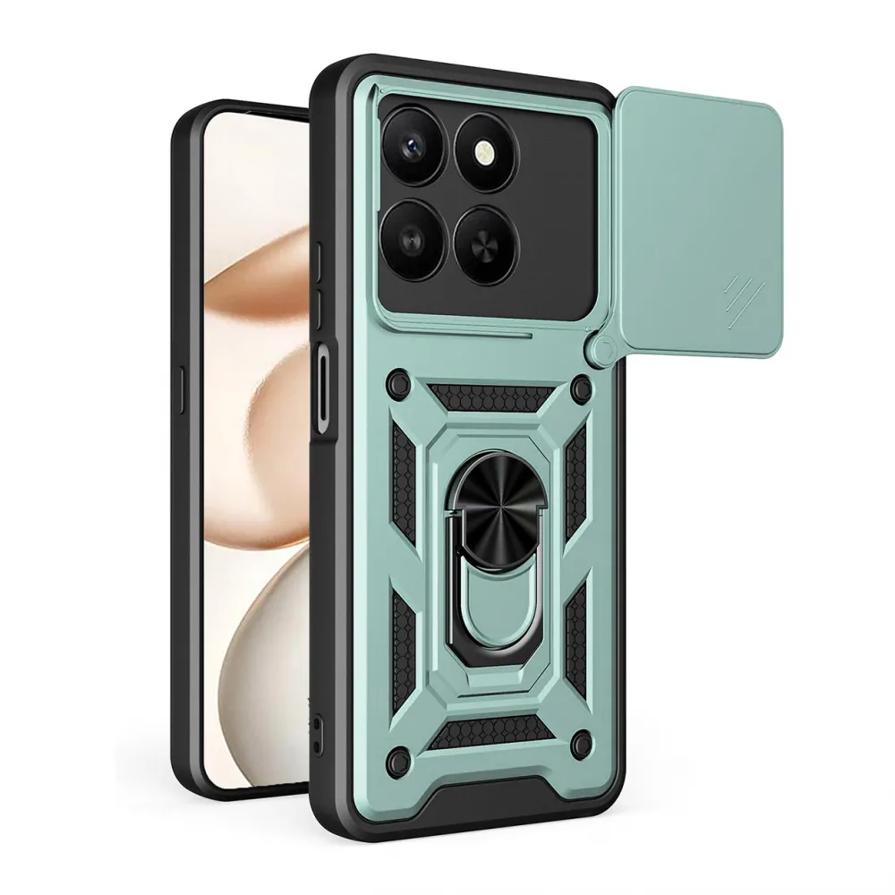 Maska Hard Shield za Honor X7d 4G/400 Smart 5G tamno zelena