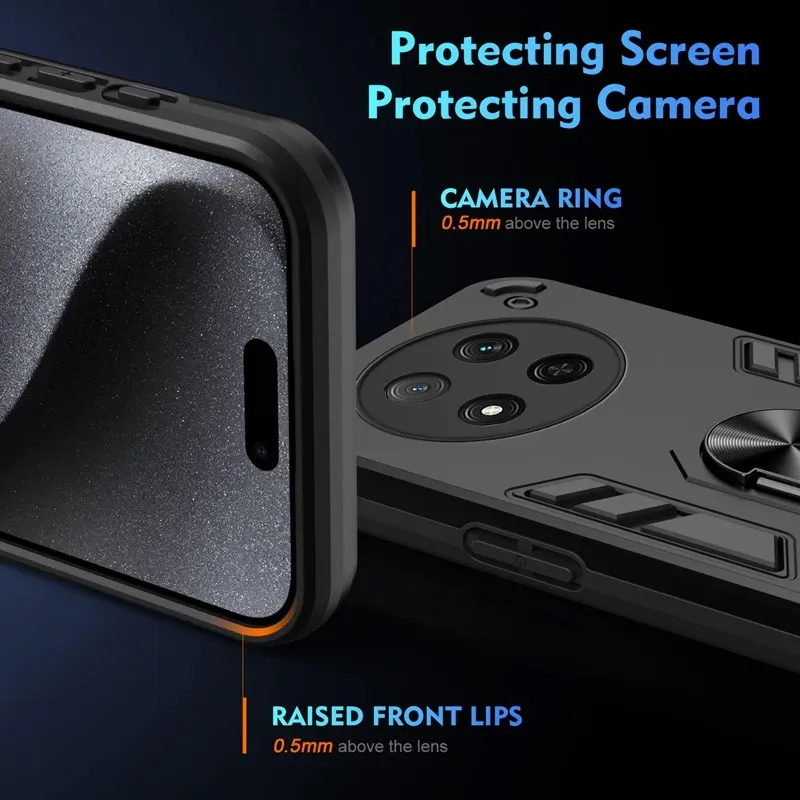 Maska Hard Ring za Honor Magic 7 Lite plava