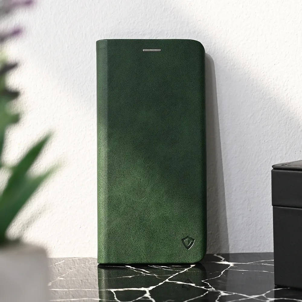 Maska Teracell Elegant Flip za Honor X7d 4G/400 Smart 5G tamno zelena