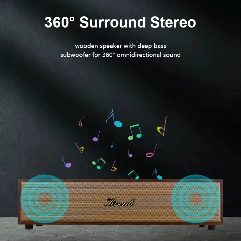 Bluetooth zvucnik Kisonli G11a svetlo braon