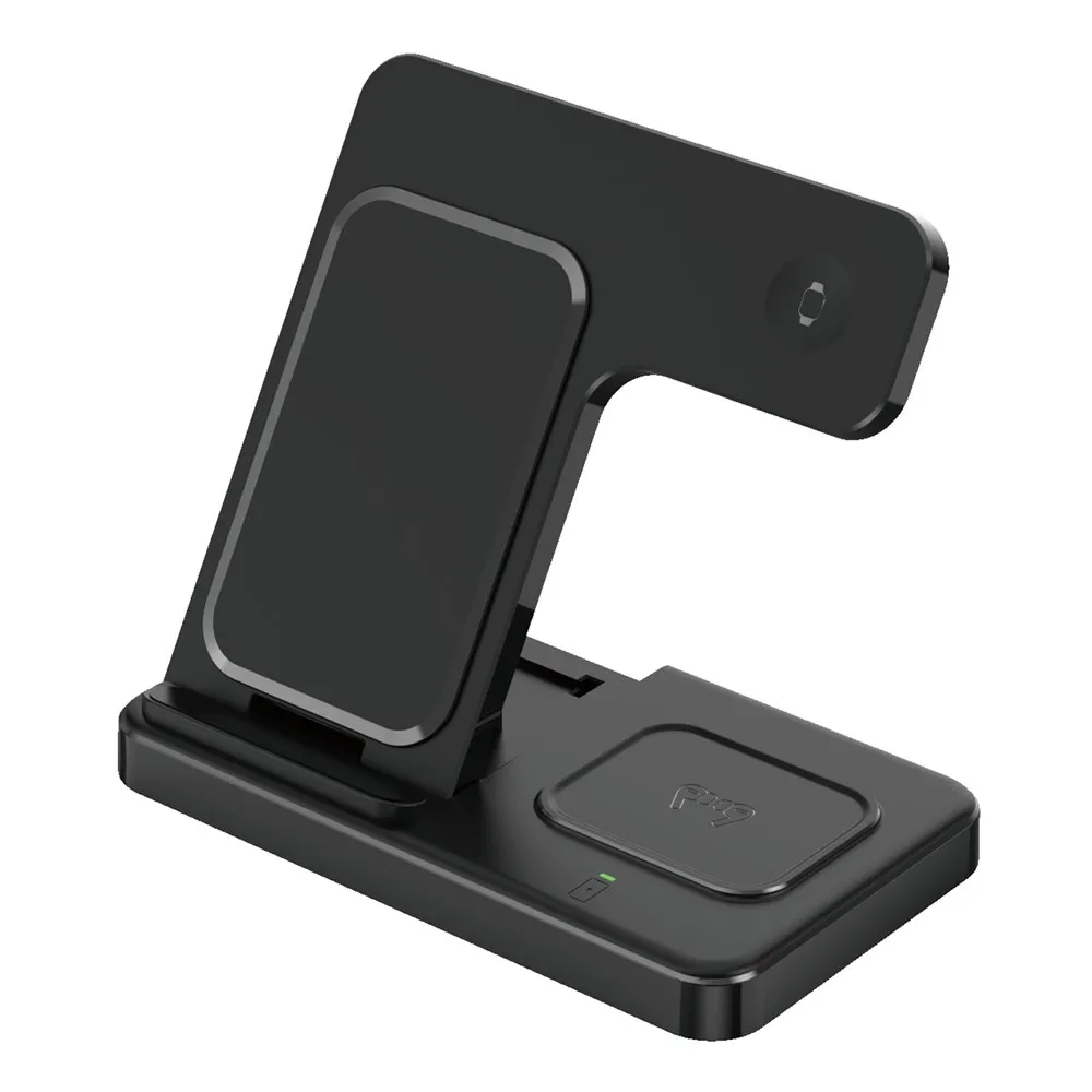 Desktop drzac za mobilni telefon Z5G 3u1 (wireless punjac za mobilni telefon, slusalice i Apple smart watch)