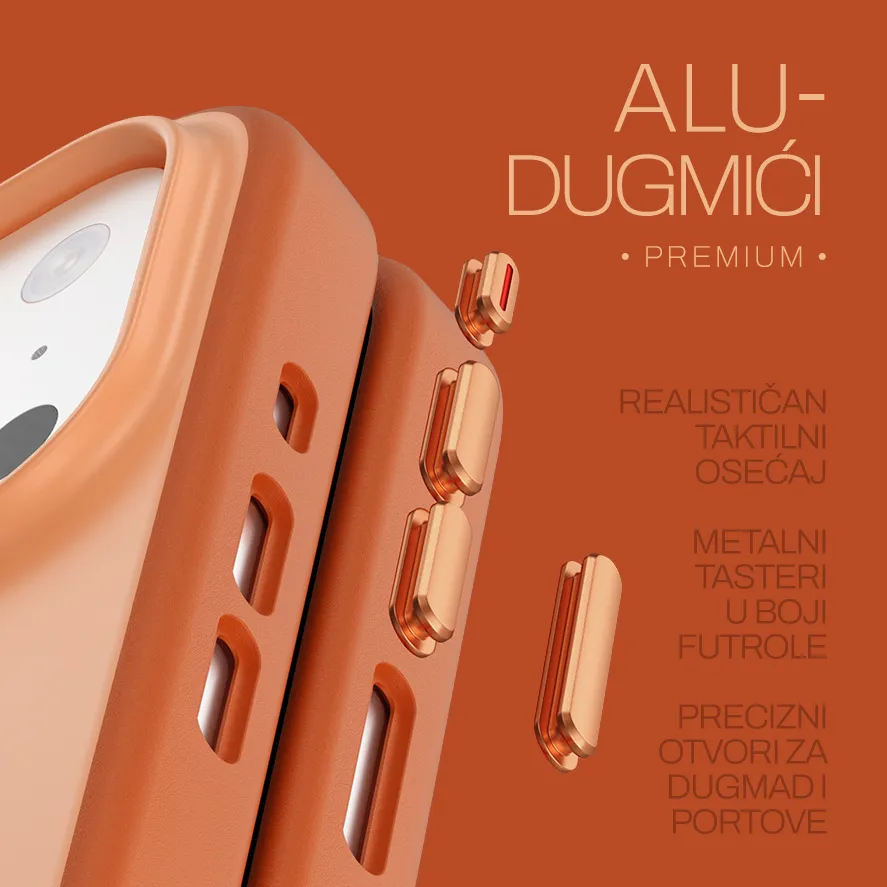 Maska Magsafe Matte Line za iPhone 15 6.1 plava