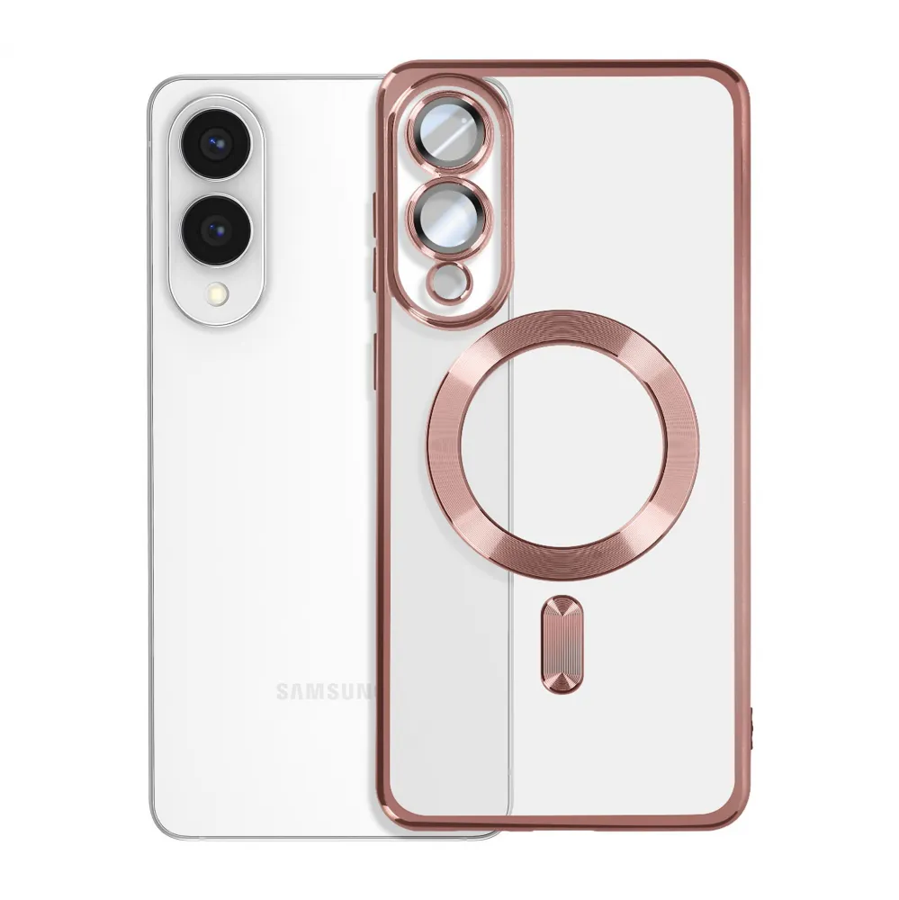 Maska Magsafe Lux za Samsung S937B Galaxy S25 Edge roze