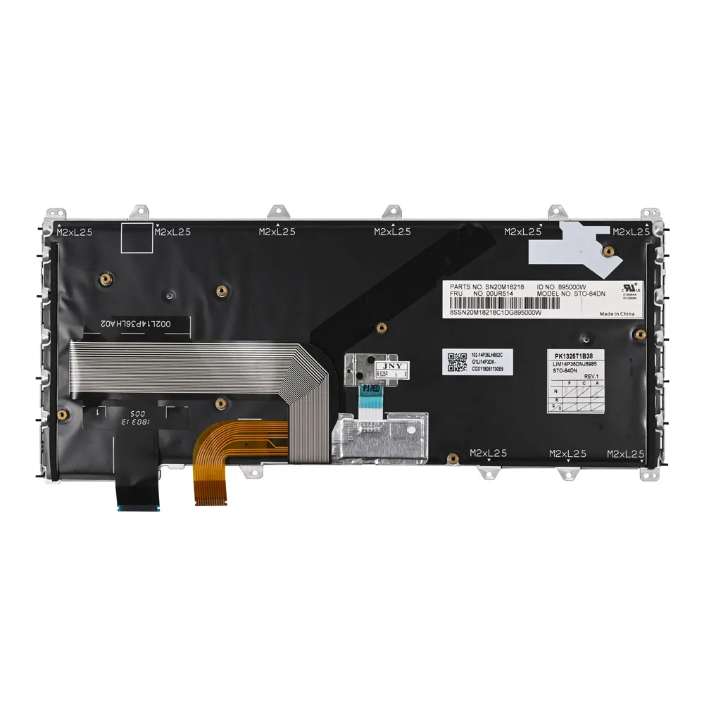 Tastatura za laptop Lenovo ThinkPad X380 Yoga sivi frejm veliki enter