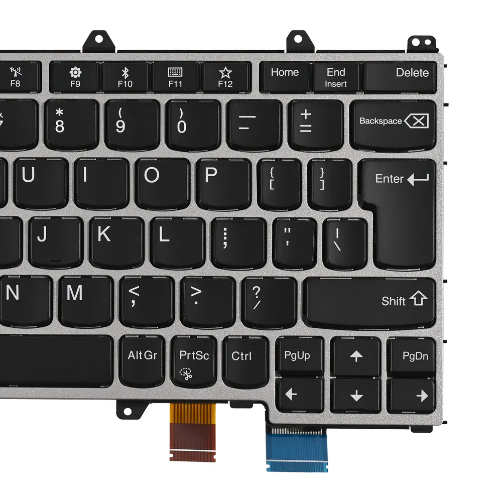 Tastatura za laptop Lenovo ThinkPad X380 Yoga sivi frejm veliki enter